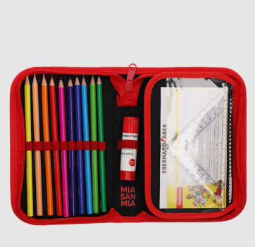 Preview: FC Bayern München - Federmäppchen Kinder Rot